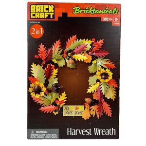 Brickcraft Bricktanicalss Fall Harvest Wreath 382 Piece Building Set